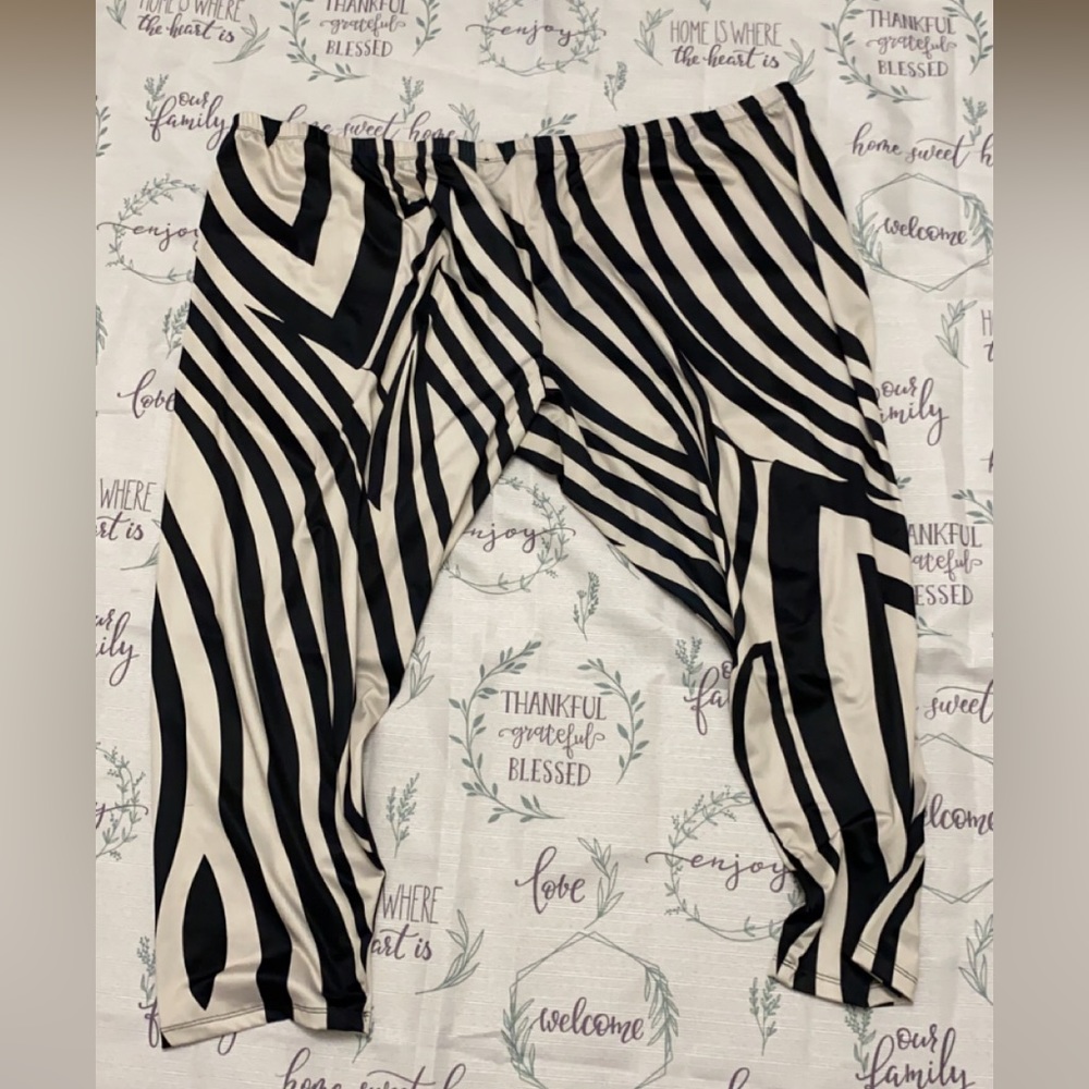 Zebra Print Leggings Size 34